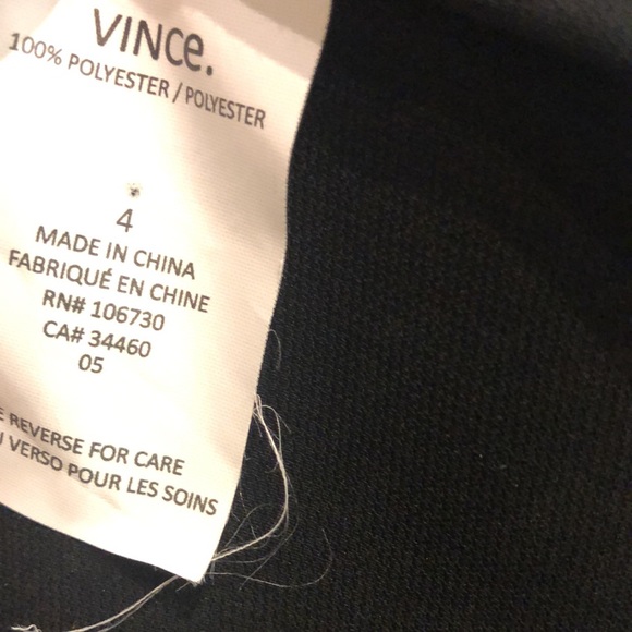 Vince. Black and Ivory Color Pop Sleeveless Shift Dress - Picture 10 of 10